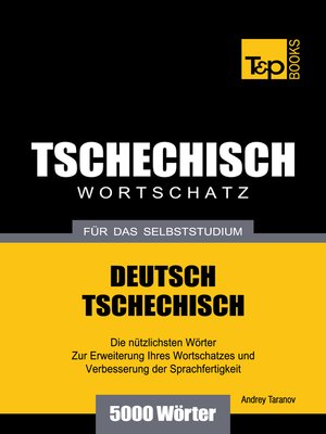 cover image of Deutsch-Tschechischer Wortschatz für das Selbststudium